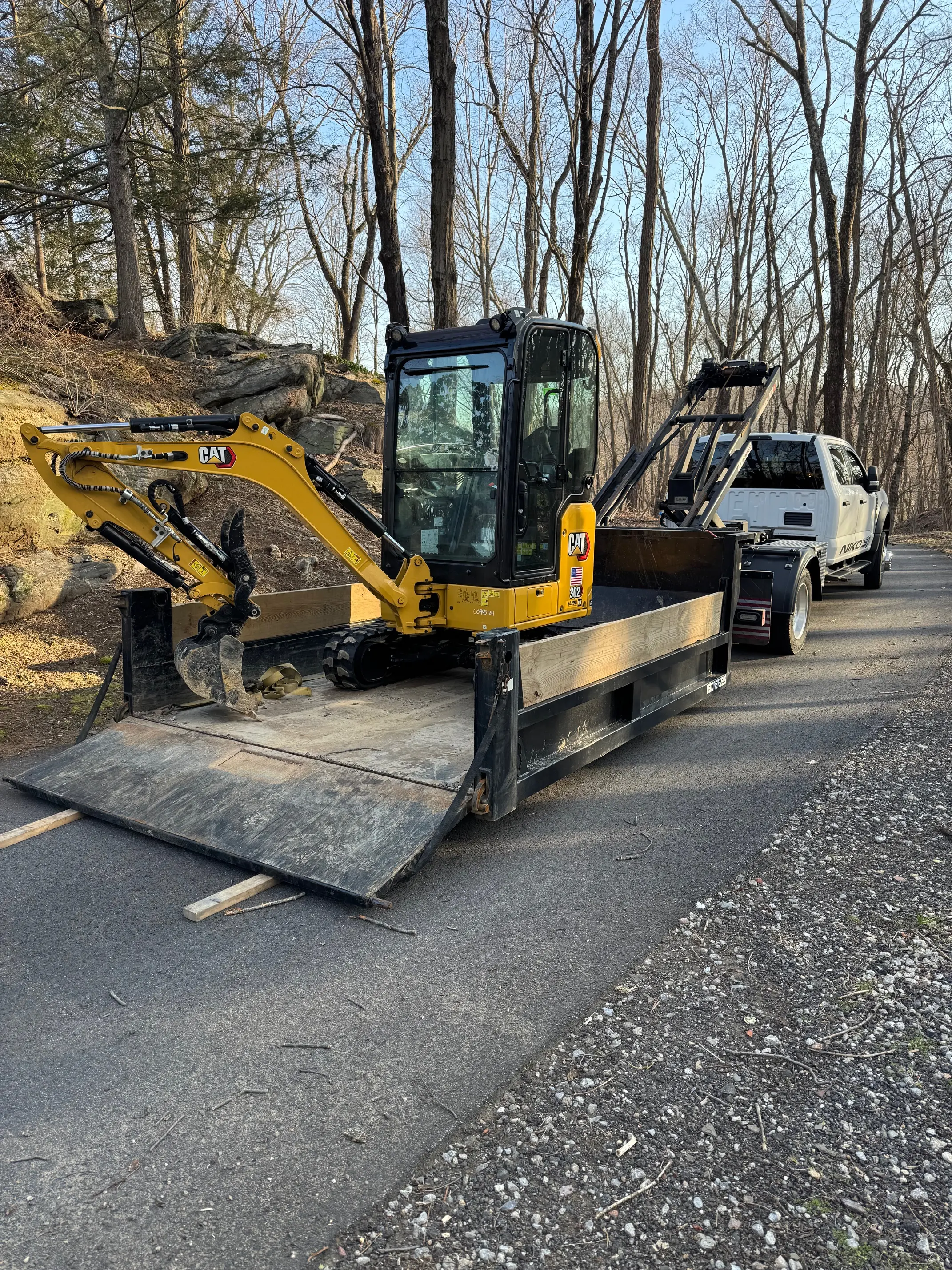 Niko's Equipment Services crew on a job site