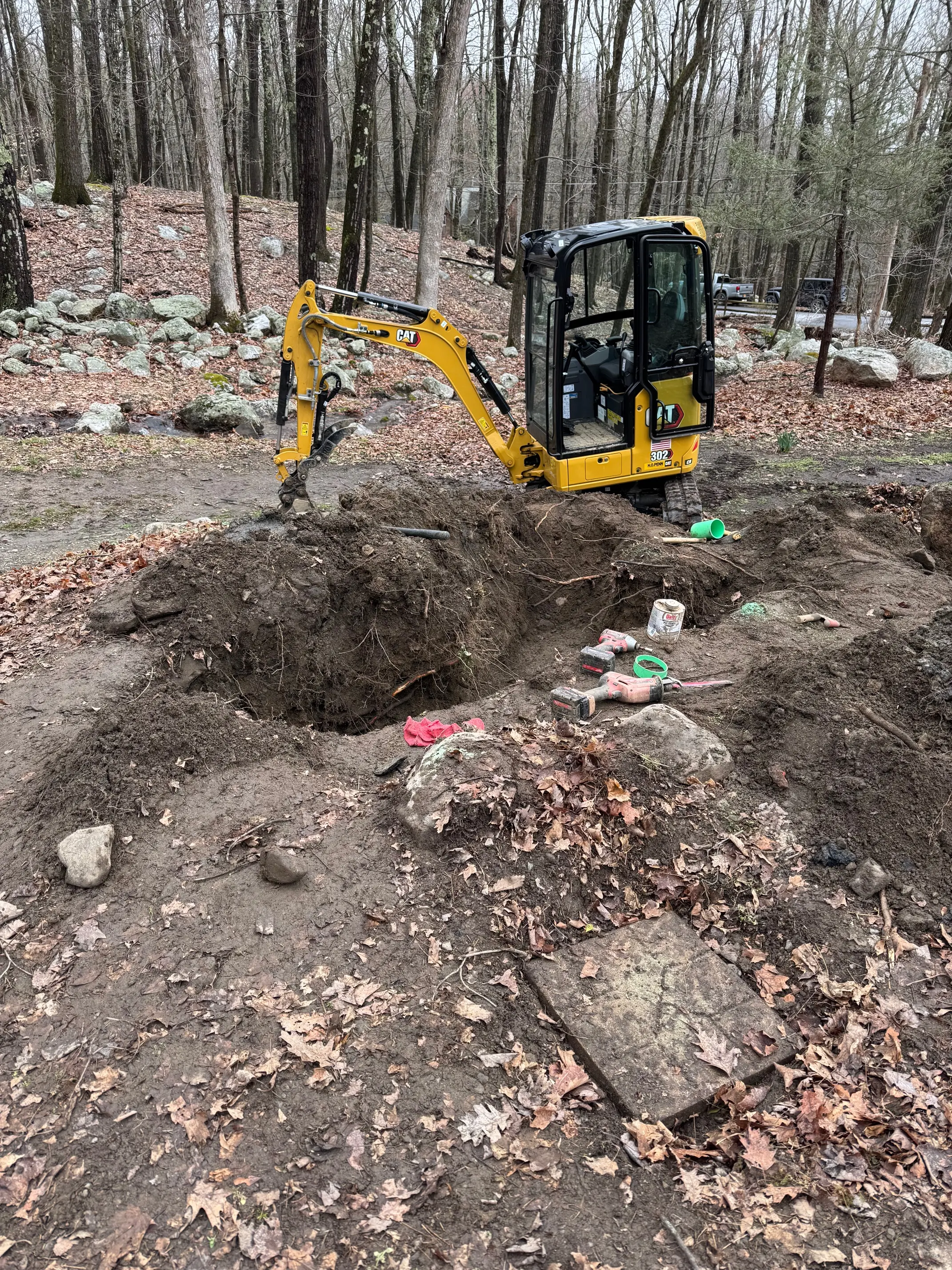 Septic install site walk, Hudson Valley NY