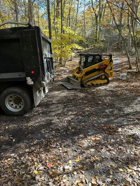 Niko's Equipment Services crew on a Hudson Valley job site